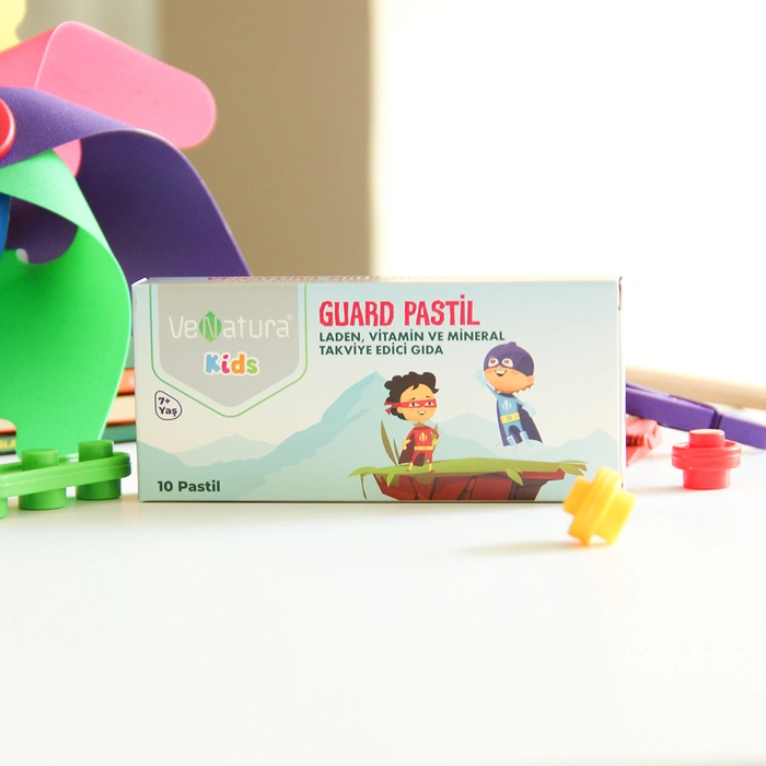 Kids Guard Pastil Laden, Vitamin ve Mineral