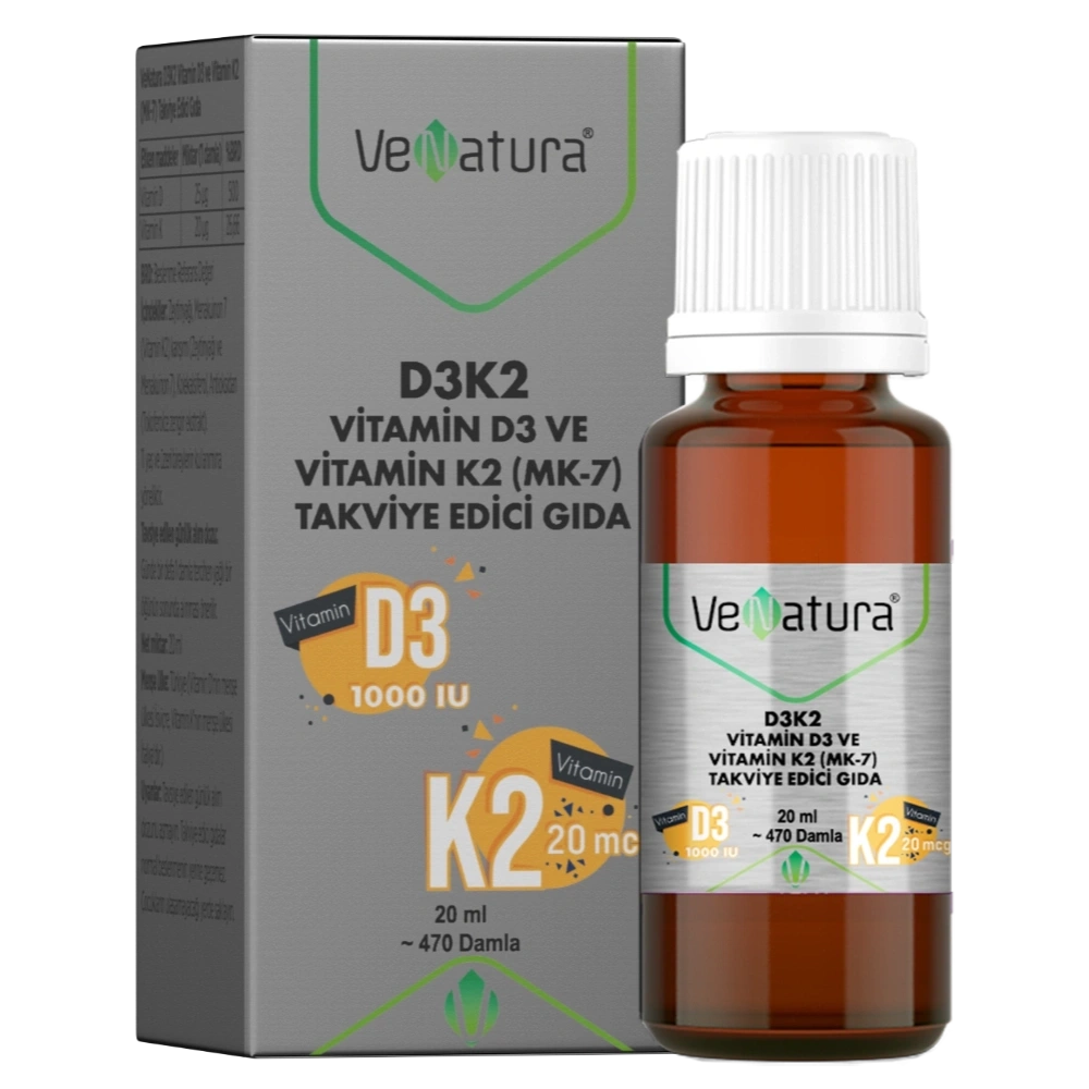 D3K2 Vitamin D3 Ve Vitamin K2(MK-7)